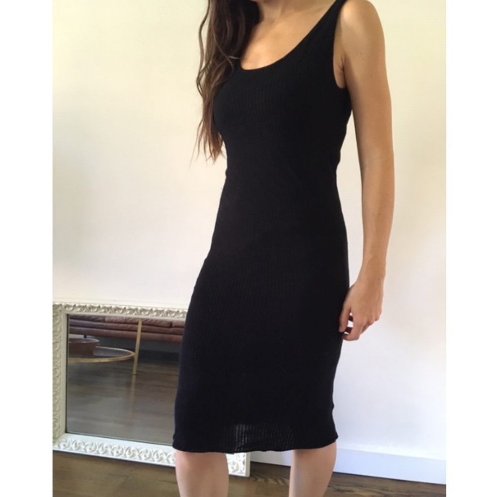 Drop it Low Midi Dress
